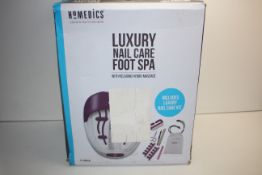 BOXED HOMEDICS LUXURY NAIL CARE FOOT SPA MODEL: FS-1000DB-GB RRP £39.99Condition ReportAppraisal