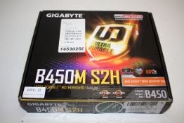 BOXED GIGABYTE B450M S2H ULTRA DURABLE MOTHERBOARD RRP £63.98Condition ReportAppraisal Available