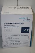 BOXED AQUA OPTIMA 11 PACK WATER FILTER CARTRIDGESCondition ReportAppraisal Available on Request- All