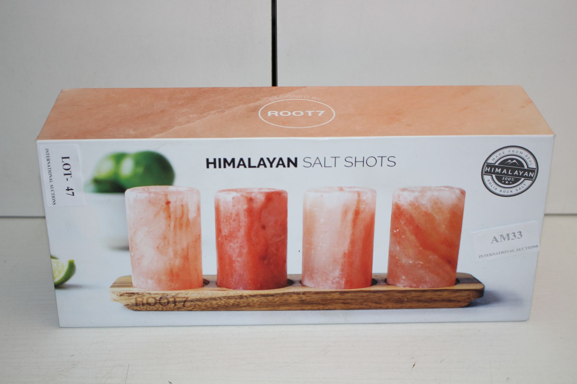 BOXED HIMALAYAN SALT SHOTS ROOT7Condition ReportAppraisal Available on Request- All Items are