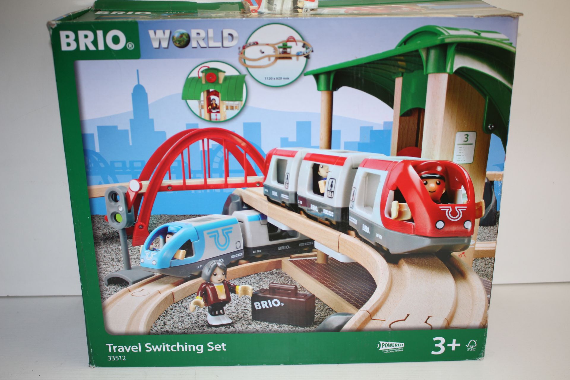 BOXED BRIO WORLD TRAVEL SWITCHING SET 33512 RRP £64.90Condition ReportAppraisal Available on