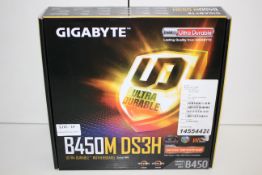 BOXED GIGABYTE B450M DS3H ULTRA DURABLE MOTHERBOARD RRP £63.98Condition ReportAppraisal Available on