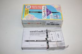 2X BOXES PENS BY UNI-BALL & PAPERMATE (IMAGHE DEPICTS STOCK)Condition ReportAppraisal Available on
