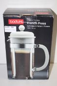 BOXED BODUM CAFETIERRE FRENCH PRESS 1.0L RRP £29.99Condition ReportAppraisal Available on Request-