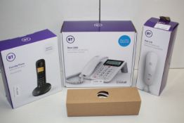 3X BOXED ASSORTED BT HOME PHONES (IMAGE DEPICTS STOCK)Condition ReportAppraisal Available on
