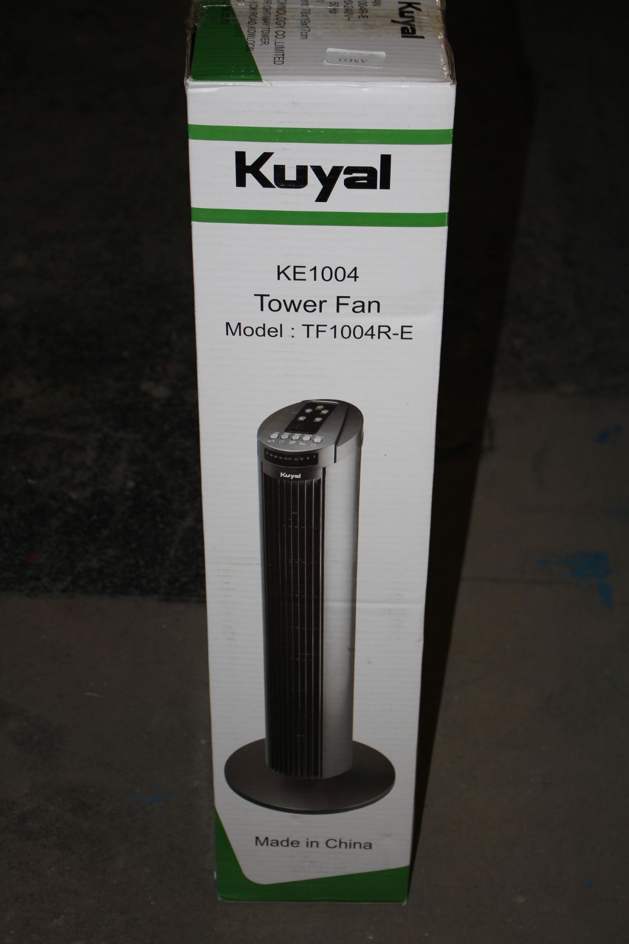 BOXED KUYAL TOWER FAN MODEL: TF1004R-E RRP £32.89Condition ReportAppraisal Available on Request- All