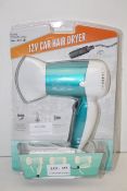 BOXED GONE TRAVELLING 12V CAR HAIR DRYER RRP £17.99Condition ReportAppraisal Available on Request-