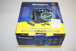 BOXED MICHELIN PROGRAMMABLE COMPRESSOR 12V RRP £65.85Condition ReportAppraisal Available on Request-