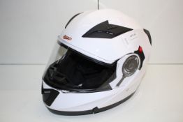 UNBOXED SKA-P MOTORCYCLE HELMET WHITE RRP £119.00Condition ReportAppraisal Available on Request- All