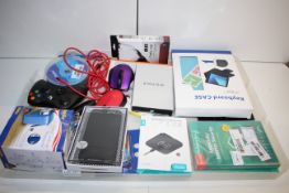 16X ASSORTED ITEMS TO INCLUDE GAME CONTROLLER, COMPUTER MOUSES, WIRELESS CHARGERS & OTHER (IMAGE