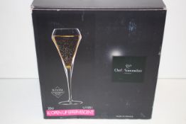 BOXED CHEF SOMMELIER OPEN UP EFFERVESCENT 20CL GLASSES RRP £40.00Condition ReportAppraisal Available