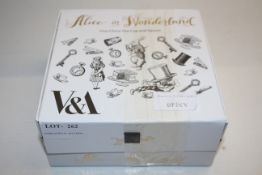 BOXED V&A ALICE IN WONDERLAND FINE CHINA TEA CUP AND SAUCERCondition ReportAppraisal Available on