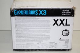BOXED GLOVEWORKS X3 TEXTURED POWDER FREE NON-STERILE XXLCondition ReportAppraisal Available on