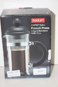 BOXED BODUM CAFETIERRA FRENCH PRESS 0.35L 3 CUP COFFEE MAKER RRP £12.99Condition ReportAppraisal