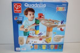 BOXED HAPE QUADRILLA MARBLE RUN CONSTRUCTION RRP £59.95Condition ReportAppraisal Available on