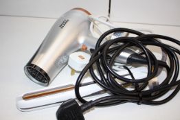 2X UNBOXED NICKY CLARKE HAIR CARE ITEMS TO INCLUDE HAIRDRYER & STRAIGHTENERS (IMAGE DEPICTS STOCK)