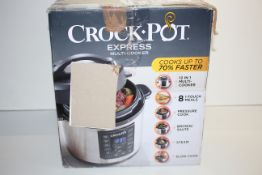 BOXED CROCKPOT EXPRESS MULTI-COOKER 12-IN-1 RRP £74.00Condition ReportAppraisal Available on