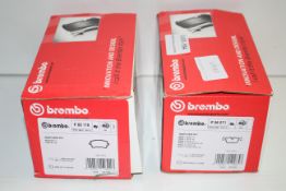 2X BOXED BREMBO BRAKE PAD SETS (IMAGE DEPICTS STOCK)Condition ReportAppraisal Available on