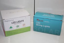 2X BOXED ASSORTED ITEMS TO INCLUDE MAGICLUX TECH LED LIGHTS & LED STRING LIGHTS Condition