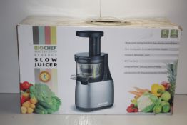 BOXED BIO CHEF SYNERGY SLOW JUICER RRP £179.00Condition ReportAppraisal Available on Request- All