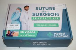 BOXED SUTURE LIKE A SURGEON PRACTICE KIT Condition ReportAppraisal Available on Request- All Items
