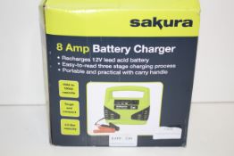 BOXED SAKURA 8AMP BATTERY CHARGER RRP £49.99Condition ReportAppraisal Available on Request- All