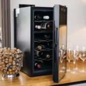 UNBOXED OVATION DUAL ZONE WINE COOLER AND THERMOELECTRIC FRIDGE RRP £149.00Condition ReportAppraisal