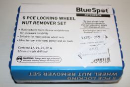 BOXED BLUESPOT 5 PIECE LOCKING WHEEL NUT REMOVER SET RRP £20.75Condition ReportAppraisal Available