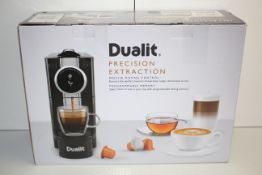BOXED DUALIT CAFÉ PLUS PRECISION EXTRACTION POD COFFEE MACHINE MODEL: CPD3 RRP £99.00Condition