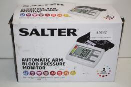 BOXED SALTER AUTOMATIC UPPER ARM BLOOD PRESSURE MONITOR RRP £24.99Condition ReportAppraisal