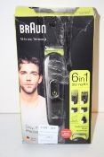 BOXED BRAUN ALL-IN-ONE TRIMMER 3 7-IN-1 STYLING KIT MGK3245 RRP £44.95Condition ReportAppraisal