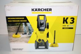 BOXED KARCHER K3 POWER HOME KIT HIGH PRESSURE WASHER RRP £129.99Condition ReportAppraisal