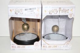 2X BOXED HARRY POTTER BELL JAR LIGHTS COMBINED RRP £49.90Condition ReportAppraisal Available on