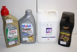 4X ASSORTED CAR CARE ITEMS (IMAGE DEPICTS STOCK)Condition ReportAppraisal Available on Request-