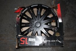 BOXED VERSACCO 15" WHEEL TRIMS Condition ReportAppraisal Available on Request- All Items are