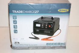 BOXED RING TRADE CHARGE 27 12V/24V BATTERY CHARGER & JUMP STARTER PROFESSIONAL RRP £129.