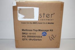 BOXED MASTER MASSAGE MATTRESS TOP MASSGE KIT 10105 RRP £64.99Condition ReportAppraisal Available