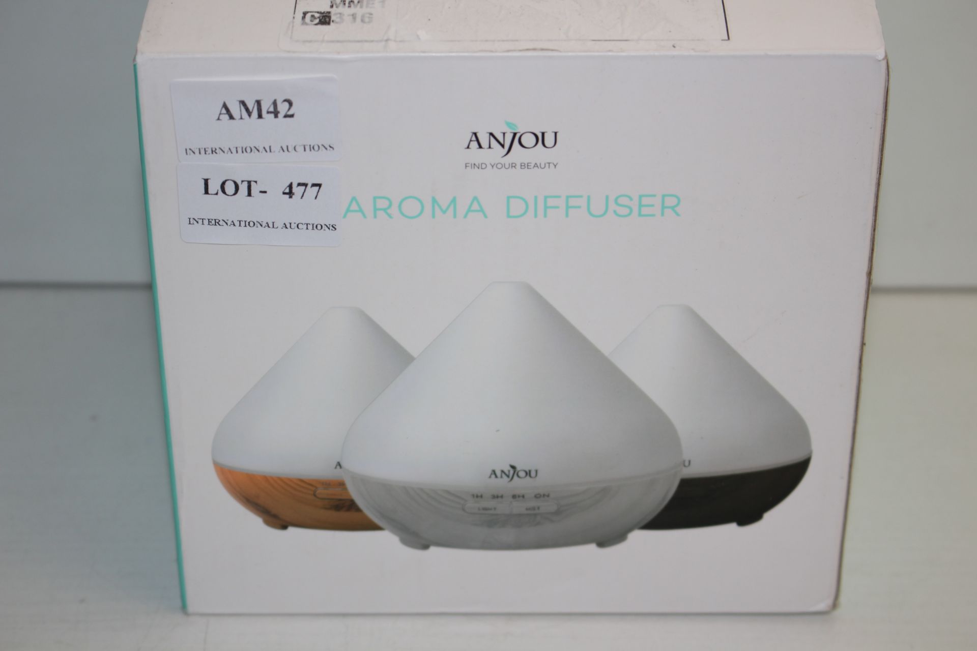 BOXED ANJOU AROMA DIFFUSER Condition ReportAppraisal Available on Request- All Items are Unchecked/