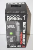 BOXED NOCO GENIUS 1 BATTERY CHARGER + MAINTAINER RRP £69.99Condition ReportAppraisal Available on