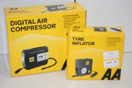 2X BOXED ASSORTED AA TYRE INFLATORS (IMAGE DEPICTS STOCK)Condition ReportAppraisal Available on