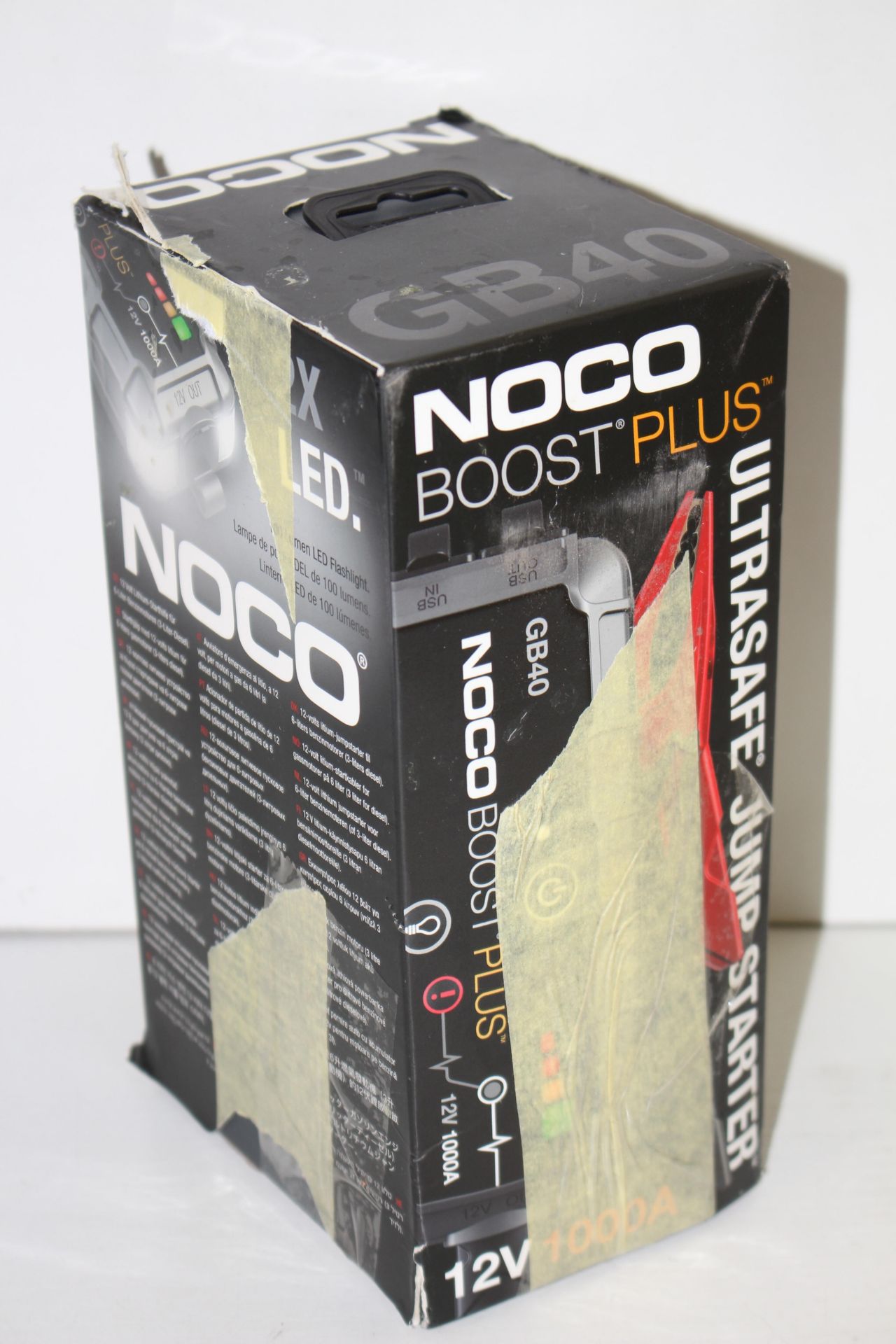 BOXED NOCO BOOST PLUS GB40 ULTRASAFE JUMP STARTER 12V 1000A RRP £123.99Condition ReportAppraisal