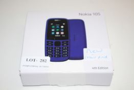 BOXED NOKIA 105 4TH EDITION MOBILE PHONE RRP £17.95Condition ReportAppraisal Available on Request-