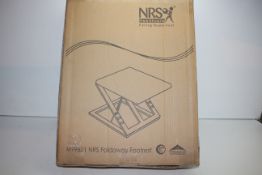BOXED NRS HEALTHCARE FOLDAWAY FOOTREST MODEL: M99631 RRP £79.99Condition ReportAppraisal Available