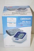 BOXED OMRON M2 BASIC AUTOMATIC BLOOD PRESSURE MONITOR RRP £35.95Condition ReportAppraisal