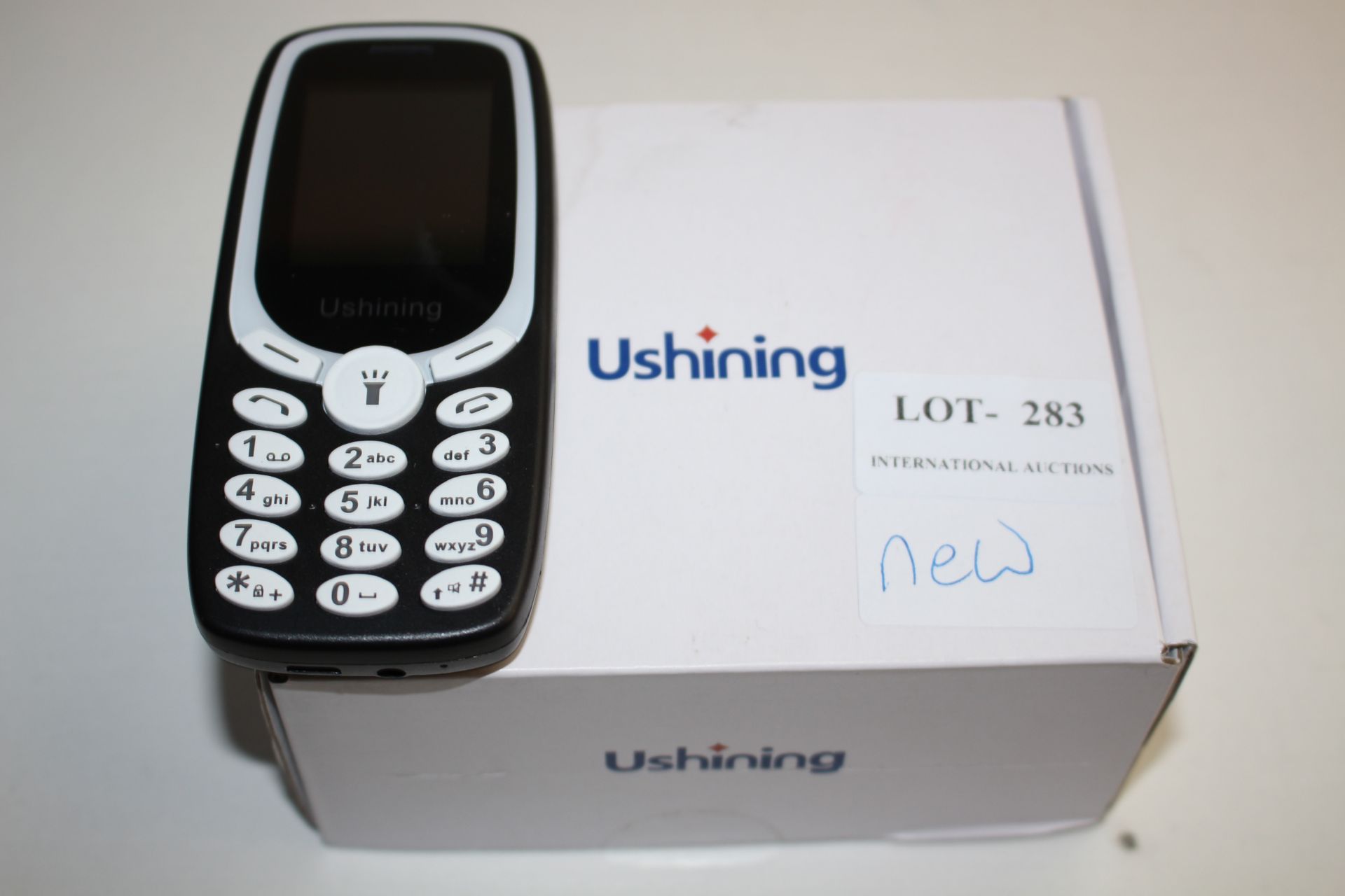 BOXED USHINING MOBILE PHONE (APPEARS NEW)Condition ReportAppraisal Available on Request- All Items