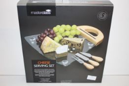BOXED MASTERCLASS CHEESE SERVING SET RRP £17.78Condition ReportAppraisal Available on Request- All