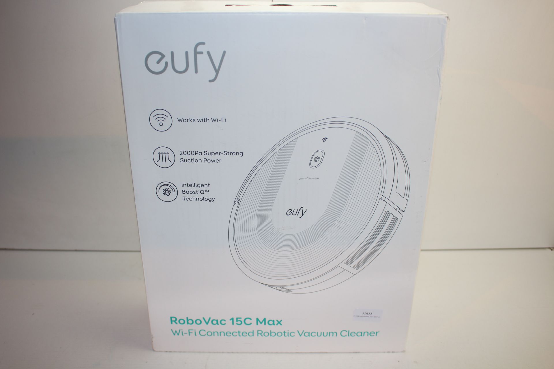 BOXED EUFY ROBOVAC 15C MAX WI-FI CONNECTED ROBOTIC VACUUM CLEANER RRP £239.00Condition
