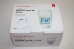 BOXED HONEYWELL HOME EVOHOME ZONE KIT HR92 RRP £58.99Condition ReportAppraisal Available on Request-