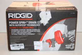 BOXED RIDGID POWERFUL SPIN+ DRAIN CLEANER WITH AUTOFEED TECHNOLOGY RRP £67.46Condition
