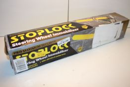 BOXED PRO MAXIMUM SECURITY STOPLOCK STEERING WHEEL IMMOBILISER RRP £49.99Condition ReportAppraisal